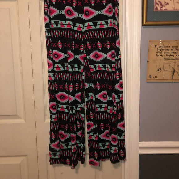 Aztec Patterned Hippie Pants - Picture 2 of 4